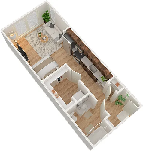 Floor plan Studio