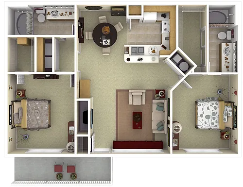 Floor plan Residence 6 Luxury