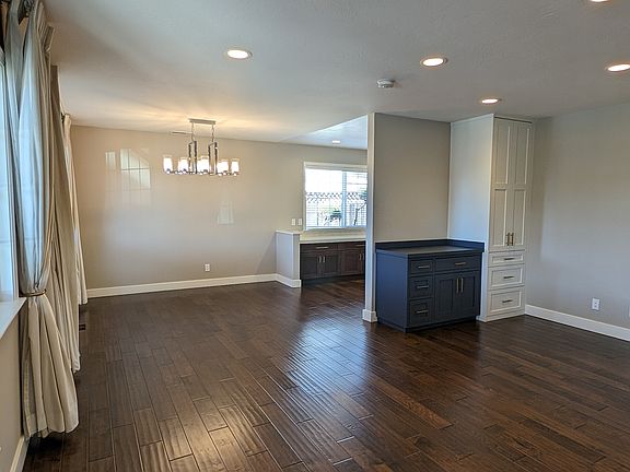 open concept with dining room on the left