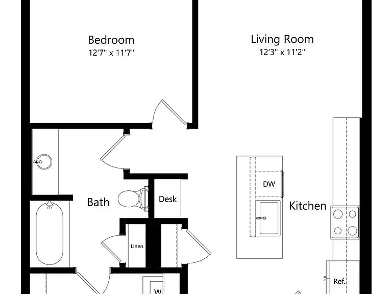 1BALT4.1 floor plan Alta Rise