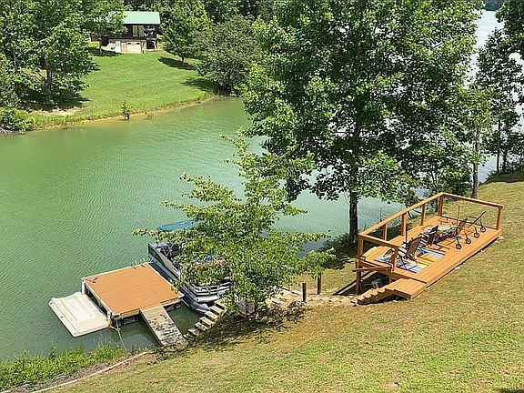 View of lake from the deck  