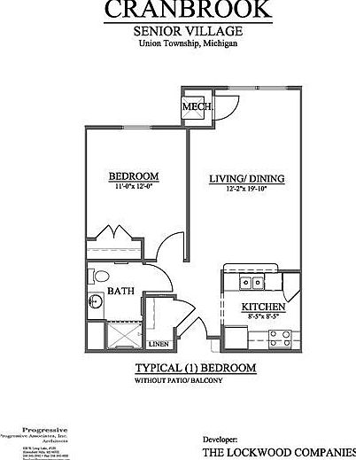 Cranbrook One Bedroom without Balcony