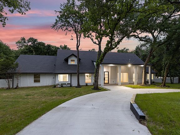 Front Elevation - evening sunset