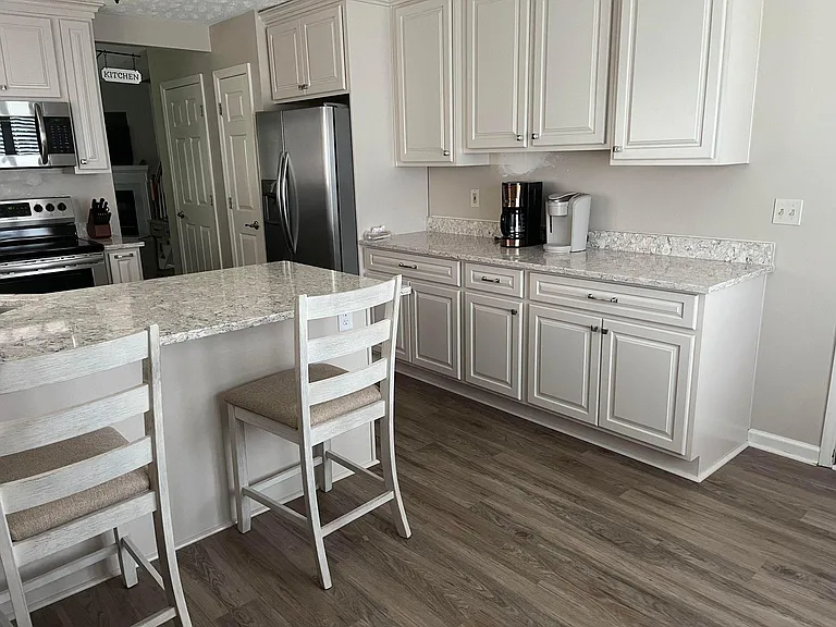 Renovated kitchen with Keurig & traditional coffee maker
