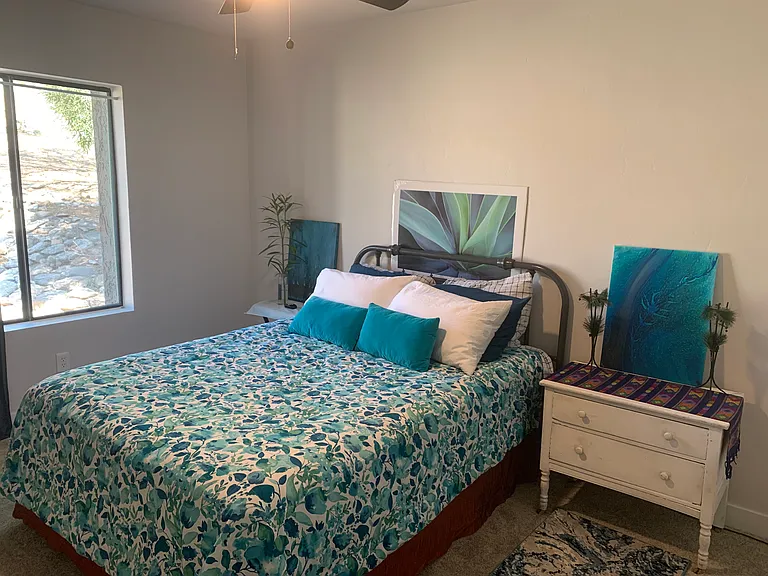 second bedroom furnished (queen bed)