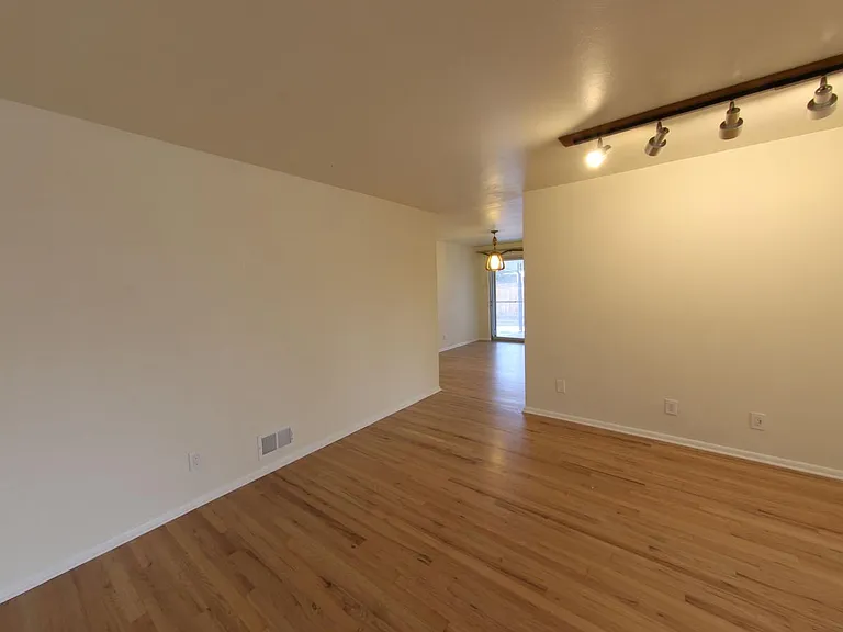 View from Living area. looking towards dining room