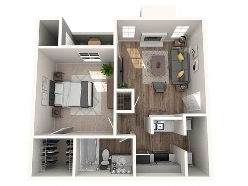 Floor plan Hartford Renovated