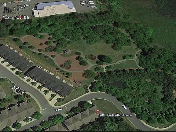 aerial view of house