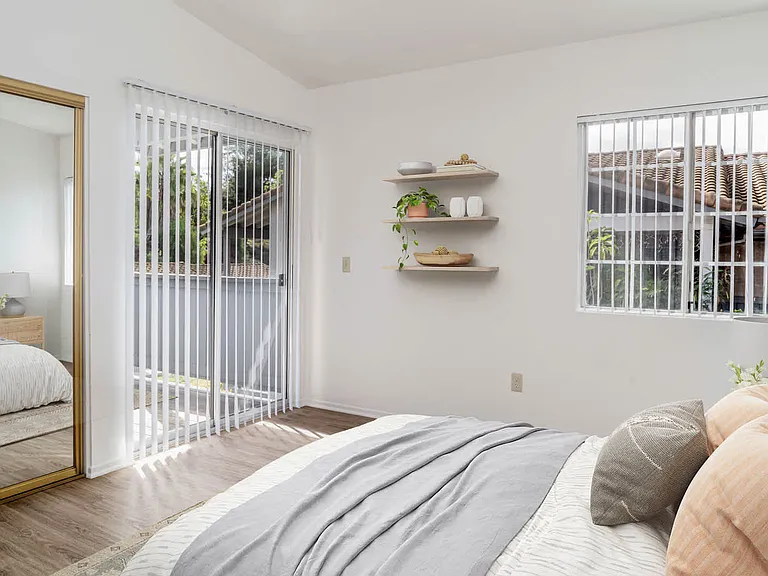 Bedroom with Hard Surface Flooring