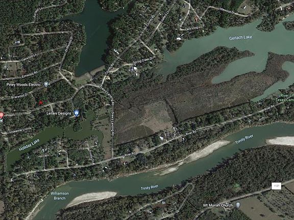 The small red star represents TBD Drews Landing Blk 1 Lot 14