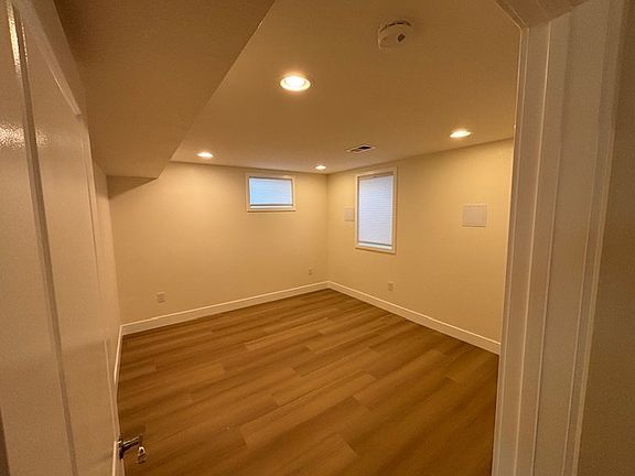 Newly refinished bedroom