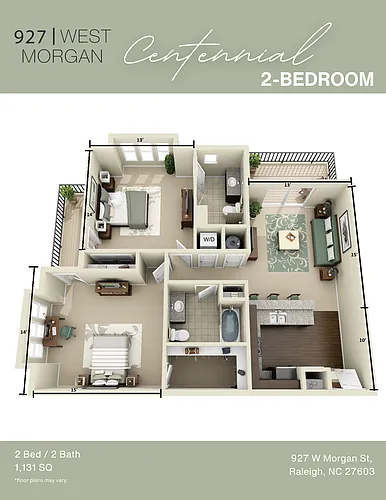 Floor plan Centennial