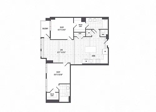 Floor plan B7b