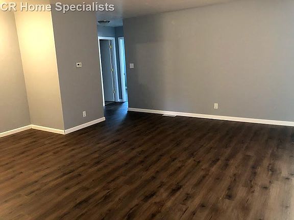 Luxury vinyl plank in living room