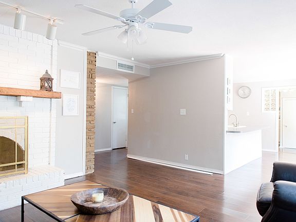 Entry, living into kitchen