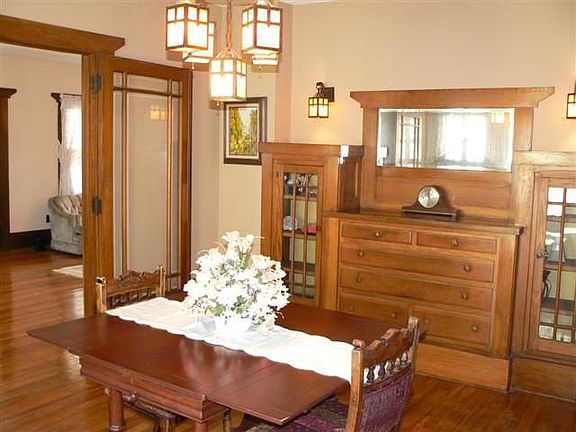 View of Formal DR & Into LR from Kitchen Doorway