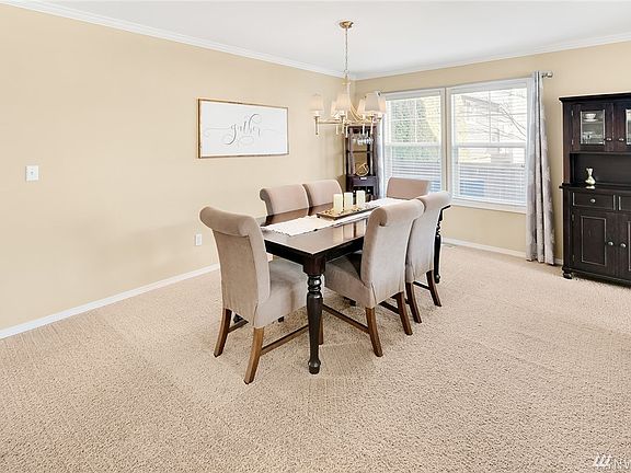 Plenty of room in this formal dining room.