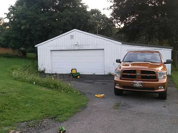 Detached two car garage