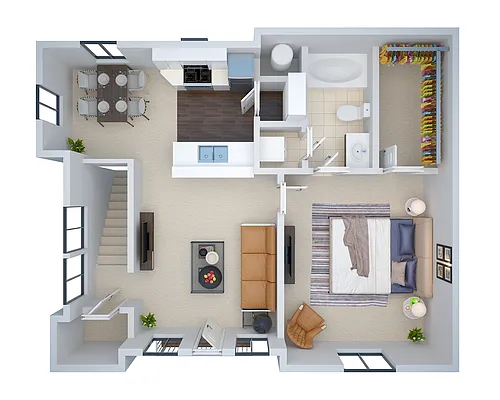 Floor plan BUNGALOW (cmbg)