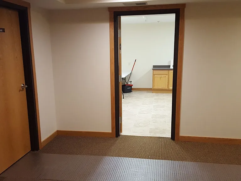 Lower level. Storage rooms & laundry.
