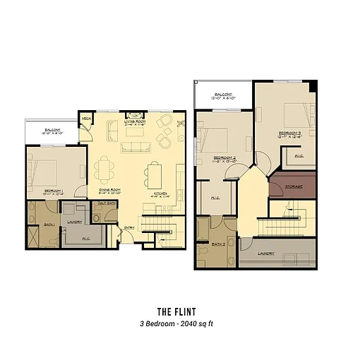 Floor plan Flint