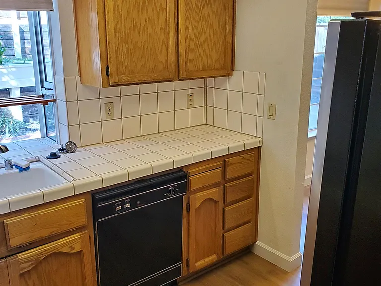 Kitchen, dishwasher and cabinetry