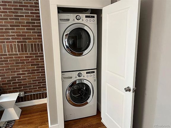 In-unit washer and dryer