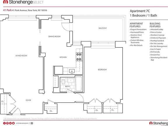 2nd image of 41 Park Ave APT 7C