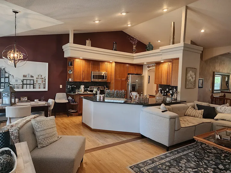 Kitchen and Living Room