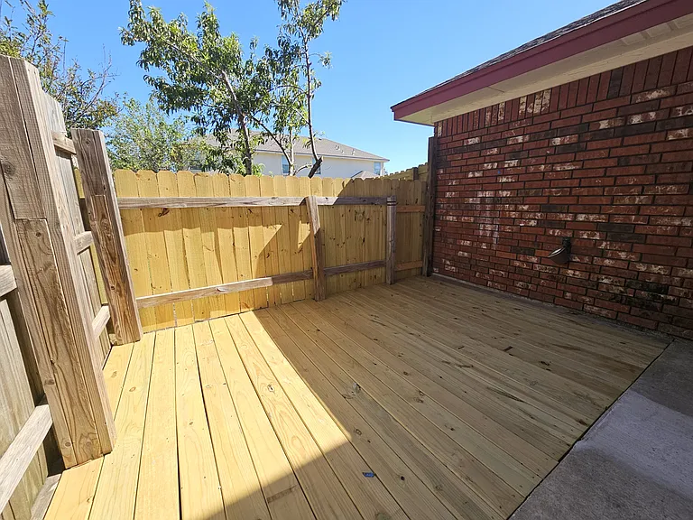 Desk out backdoor