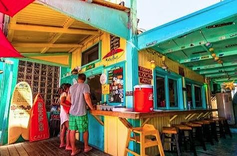 Right down the street