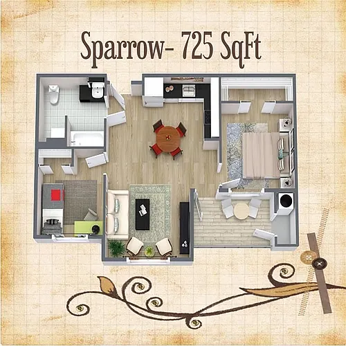 Floor plan Sparrow