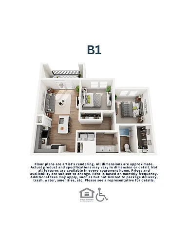 Floor plan B1