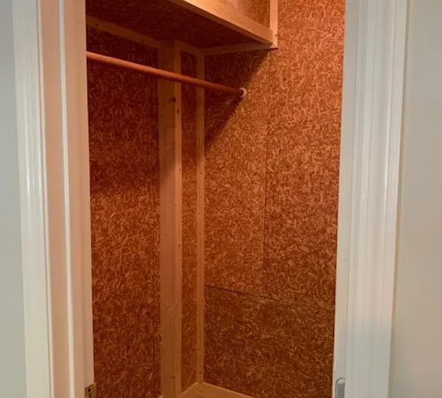 Cedar closet off Bedroom #4 on lower level