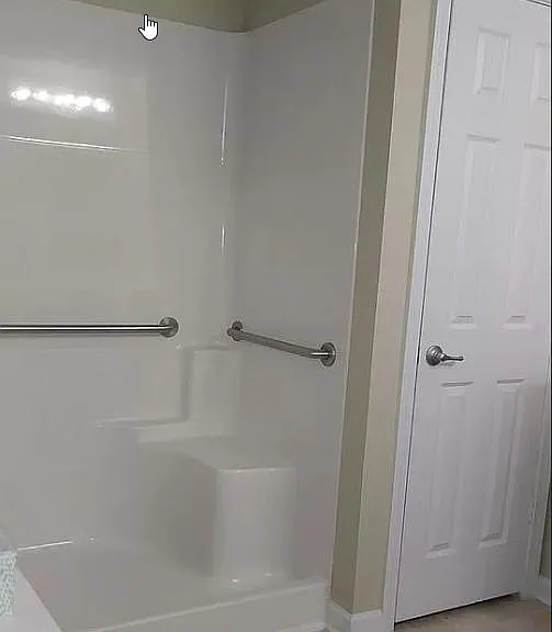 Handicap accessible shower