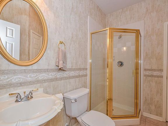 Full bath downstairs off of study!