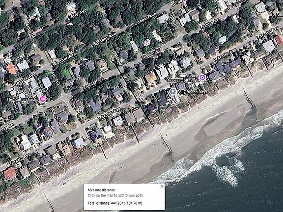 Walking access to beach