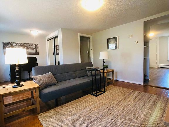 Staged photo of living area