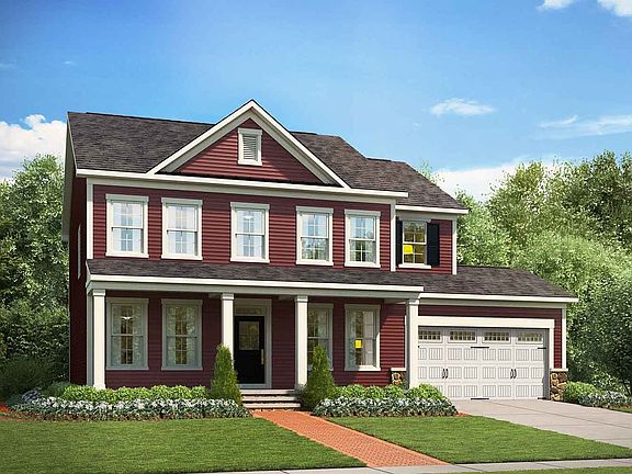 Elevation 4 of the Brighton a home design by Brookfield Residential at The Bluffs at Sleeter Lake