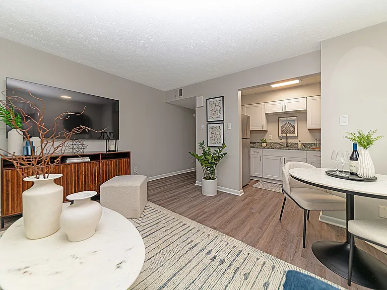 Spacious living room