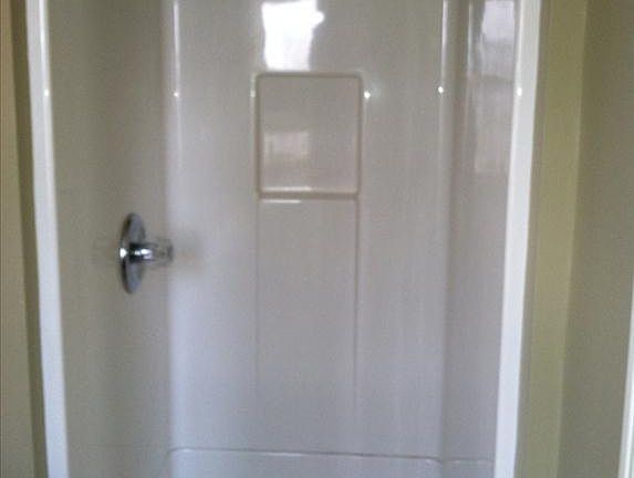 Walk in shower in master bath