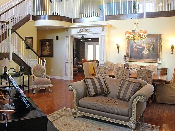 two story dining room