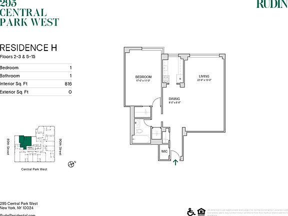 2nd image of 295 Central Park W APT 2H