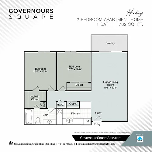 Floor plan Hickory