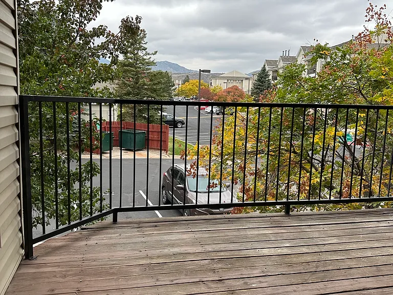 Balcony, western views