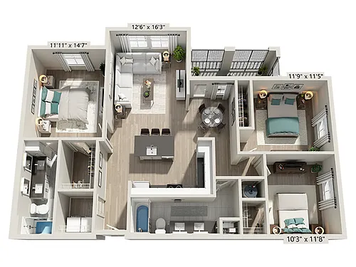 Floor plan C1