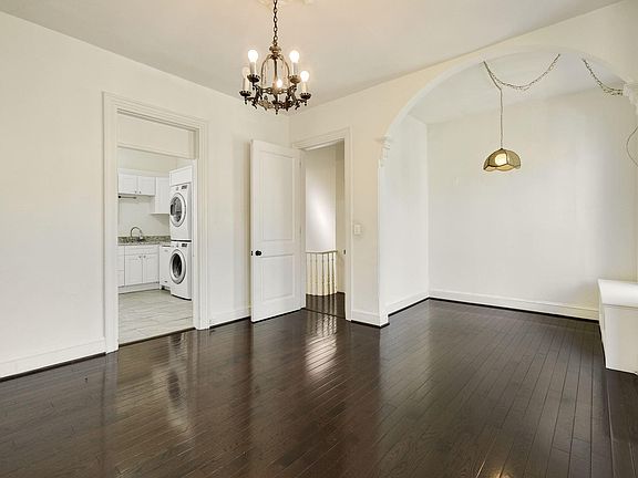 Kitchen Entry from Dining Area and Living Room.