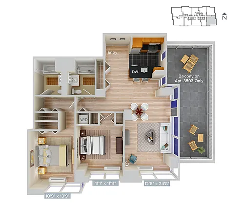 Floor plan Furnished-f-B18-1162