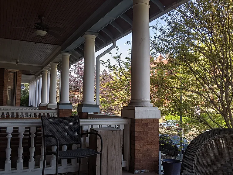 view from front porch