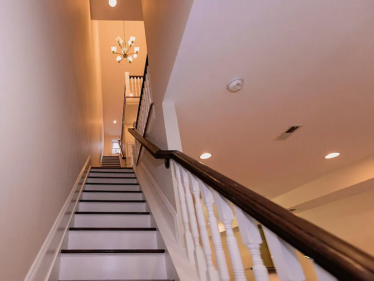 Stairs to second and third floor loft